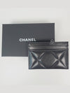 19 Quilted Lambskin Gold Plate Chain Card Wallet Black - CHANEL - BALAAN 4