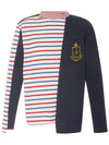 J.W AndersonStriped And Embroidered Jersey T-Shirt - JW ANDERSON - BALAAN 4
