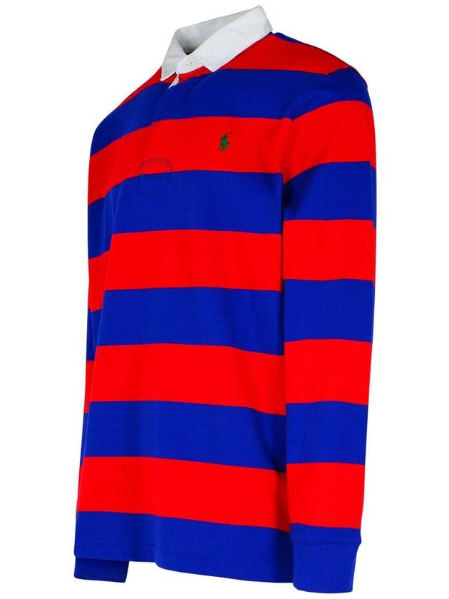 Striped Polo Shirt Red Royal - POLO RALPH LAUREN - BALAAN 3