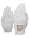 Silicone leather golf gloves IPU4AGV958 WH - IJP DESIGN - BALAAN 2