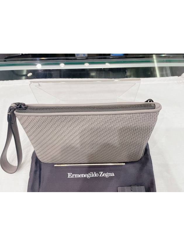 Peletesta gray pouch - ERMENEGILDO ZEGNA - BALAAN 4