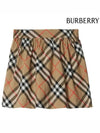 Kids Skirt 8096413 B9368 BEIGE - BURBERRY - BALAAN 3