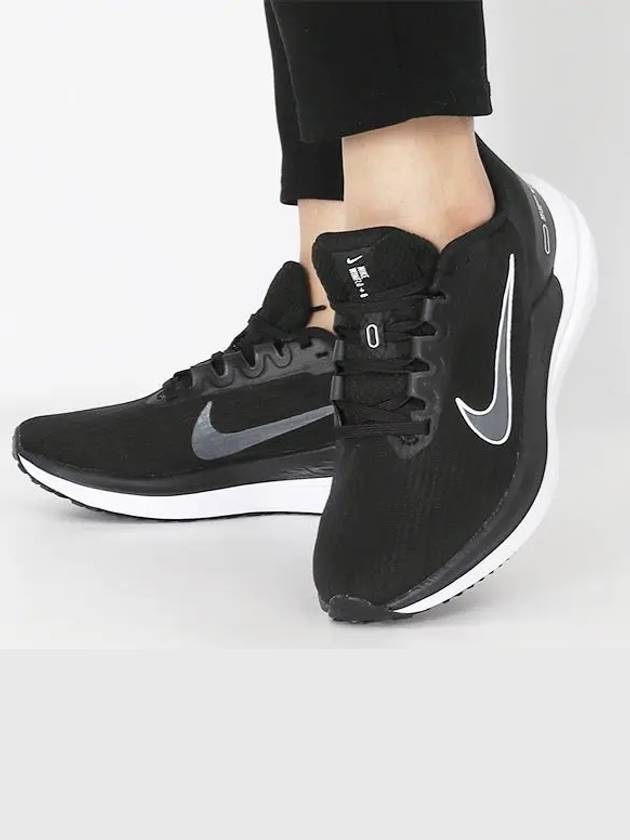 Air Winflo 9 Low Top Sneakers Black - NIKE - BALAAN 2