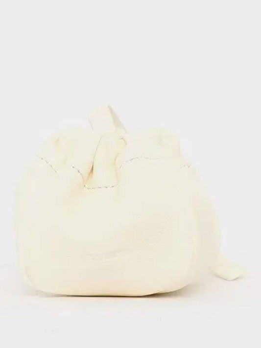 Women's Ripple Mini Pouch Bucket Bag White - JIL SANDER - BALAAN 2