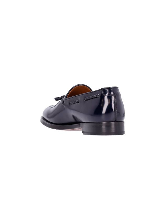 LEATHER LOAFERS WITH TASSELS - DOUCAL'S - BALAAN 3