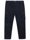 Lens Cargo Straight Pants Navy - CP COMPANY - BALAAN 4