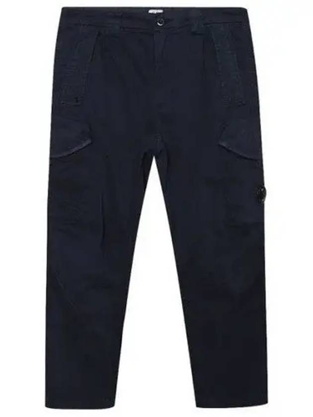 Lens Cargo Straight Pants Navy - CP COMPANY - BALAAN 4