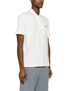 Stretch Piquet Regular Striped Collar Polo Shirt White - CP COMPANY - BALAAN 4