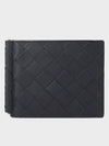 Intrecciato Bill Clip Card Wallet Black - BOTTEGA VENETA - BALAAN 6