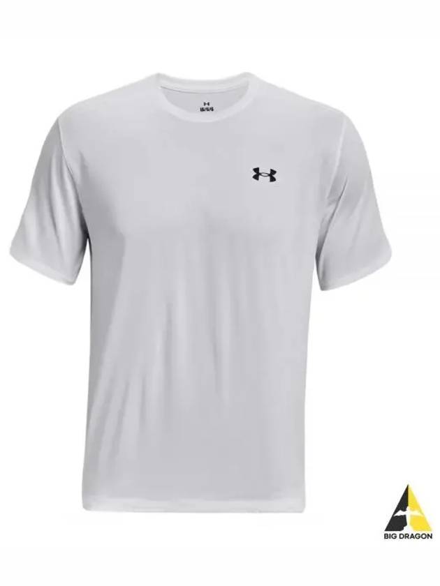 Men's UA Tech Vent Short Sleeve T Shirt White - UNDER ARMOUR - BALAAN 2