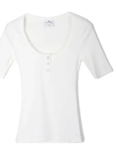 Courr ges Holistic Snap Rib Top - COURREGES - BALAAN 1