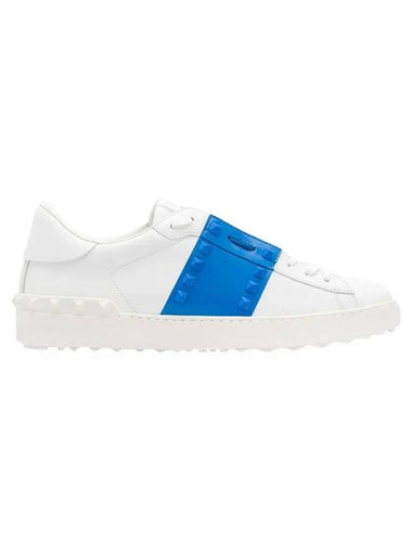 Untitled Low Top Sneakers White Blue - VALENTINO - BALAAN 1