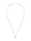 Gancini Crystals Necklace Gold - SALVATORE FERRAGAMO - BALAAN 2