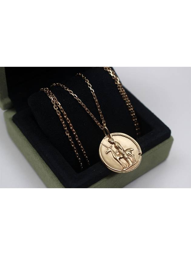 Van Cleef Arpels Zodiac Virgo Medal Chain Necklace VCARP7ST00 VCARP7U600 - VANCLEEFARPELS - BALAAN 2