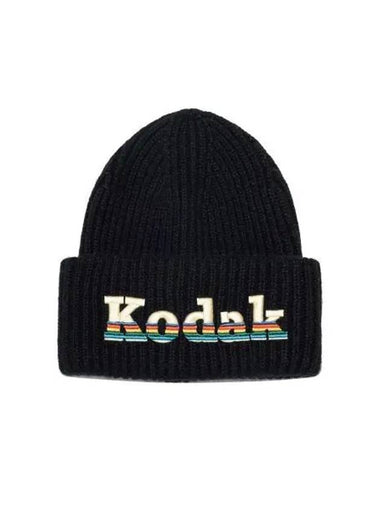 KODAK Rainbow Wool Blend Beanie BLACK - KODO - BALAAN 1