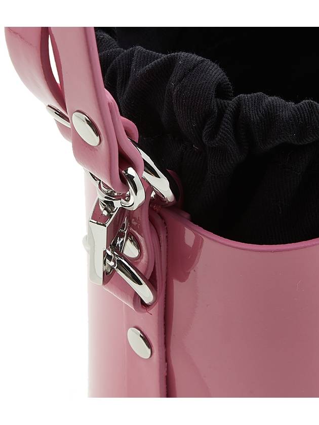 Daisy ORB Logo Leather Bucket Bag Pink Silver Medal - VIVIENNE WESTWOOD - BALAAN 10