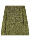 Speckle Knit Wool Turtleneck Green - JIL SANDER - BALAAN 2