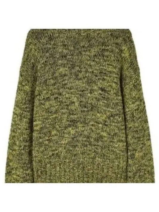 Speckle Knit Wool Turtleneck Green - JIL SANDER - BALAAN 2