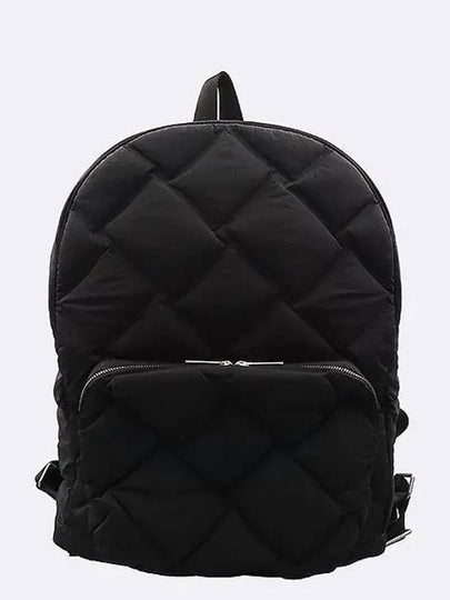 652188 Black color maxi intrecciato nylon backpack - BOTTEGA VENETA - BALAAN 2