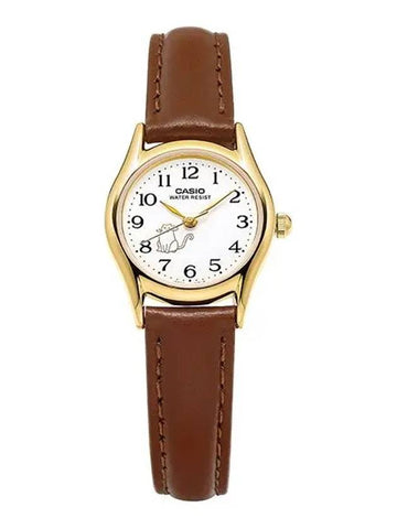 LTP 1094Q 7B8RDF Women’s Leather Watch - CASIO - BALAAN 1