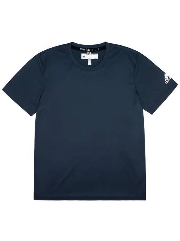 Mesh Short Sleeve TShirt Clima Tech TShirt AD A Navy - ADIDAS - BALAAN 1