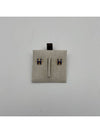 Mini Pop H Earrings Gold Bleu Saphir - HERMES - BALAAN 4