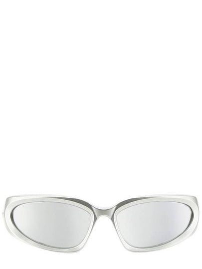 Eyewear Swift Oval Sunglasses Silver - BALENCIAGA - BALAAN 2