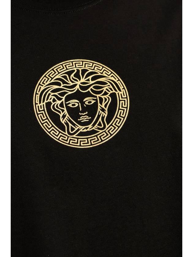 Versace T-shirt With Medusa Head, Women's, Black - VERSACE - BALAAN 5