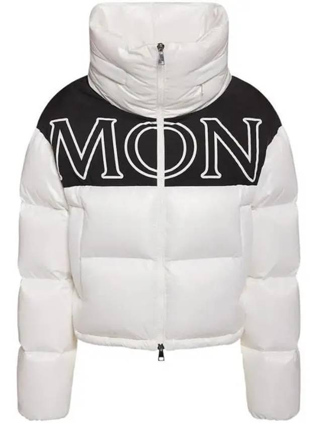 Gers Logo Print Short Padding White - MONCLER - BALAAN 1