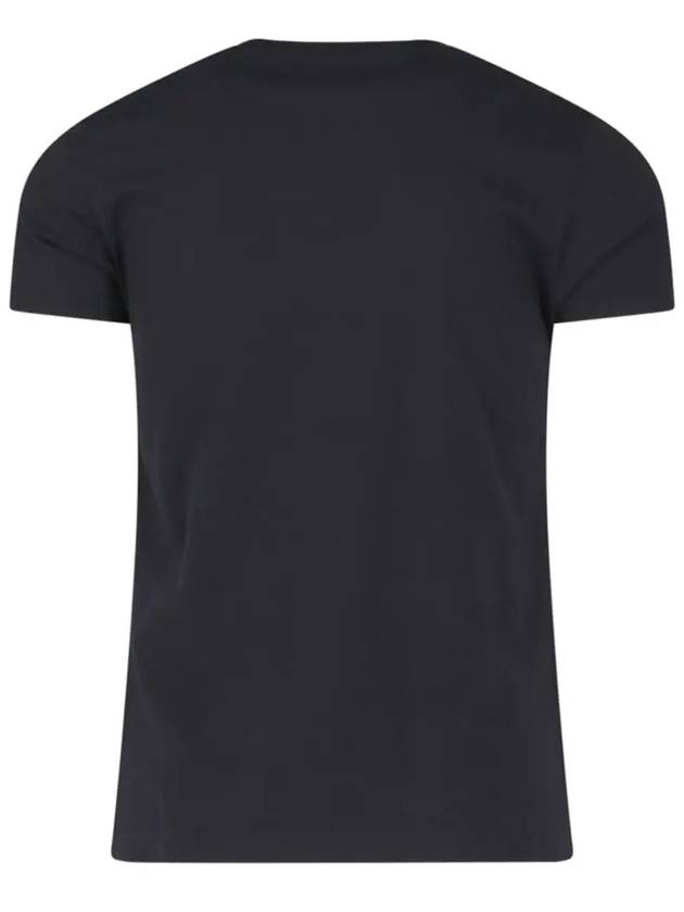 Embroided ORB Peru Short Sleeve T-Shirt Black - VIVIENNE WESTWOOD - BALAAN 4