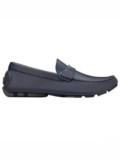 CD Signature Buckle Strap Loafers Blue - DIOR - BALAAN 2