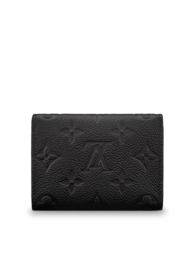 Monogram Embossed Leather Card Wallet Black - LOUIS VUITTON - BALAAN 4