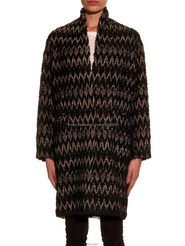 Women's ERIKA oversized coat MA016215A004I 01BK - ISABEL MARANT - BALAAN 7