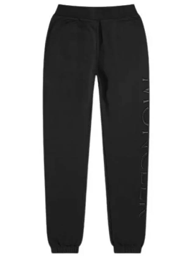 104221 Side logo sweatpants 8H00003 809KR 999 - MONCLER - BALAAN 1