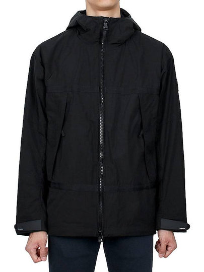 Men's Logo Applique Lightweight Windbreaker Black - BURBERRY - BALAAN 2