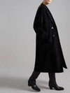 Madame Icon Cashmere Double Coat Black - MAX MARA - BALAAN 5