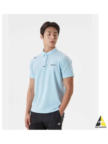 Standard Polo T Shirt Sky Blue SP321TPS71 - DESCENTE - BALAAN 1