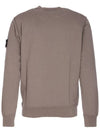 Wappen Patch Garment Dyed Sweatshirt Grey - STONE ISLAND - BALAAN 3