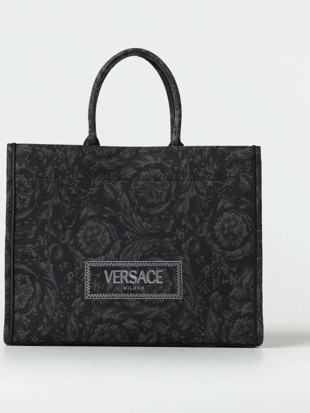 Borsa Versace in cotone jacquard - VERSACE - BALAAN 1