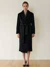 Just Wool Double Coat Black - DEFEMME - BALAAN 2