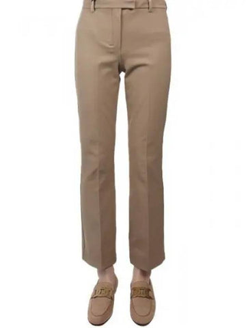 S Women Umanita Cotton Pants Camel 027 271871 1119539 - MAX MARA - BALAAN 1