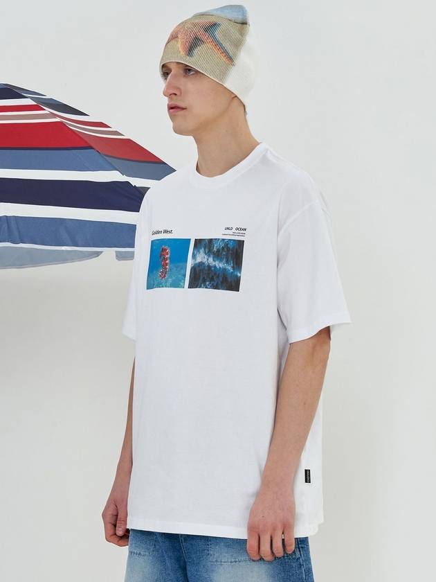 Ocean T-Shirt White - UNALLOYED - BALAAN 3