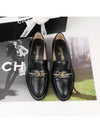 CC Logo Moccasin Patent Enamel Loafers Black - CHANEL - BALAAN 5