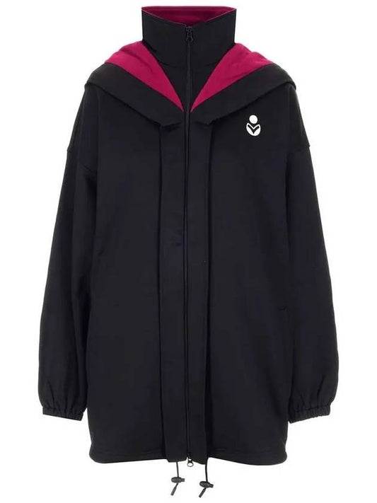 Veste Isla Zip Up Hoodie Black - ISABEL MARANT - BALAAN 2