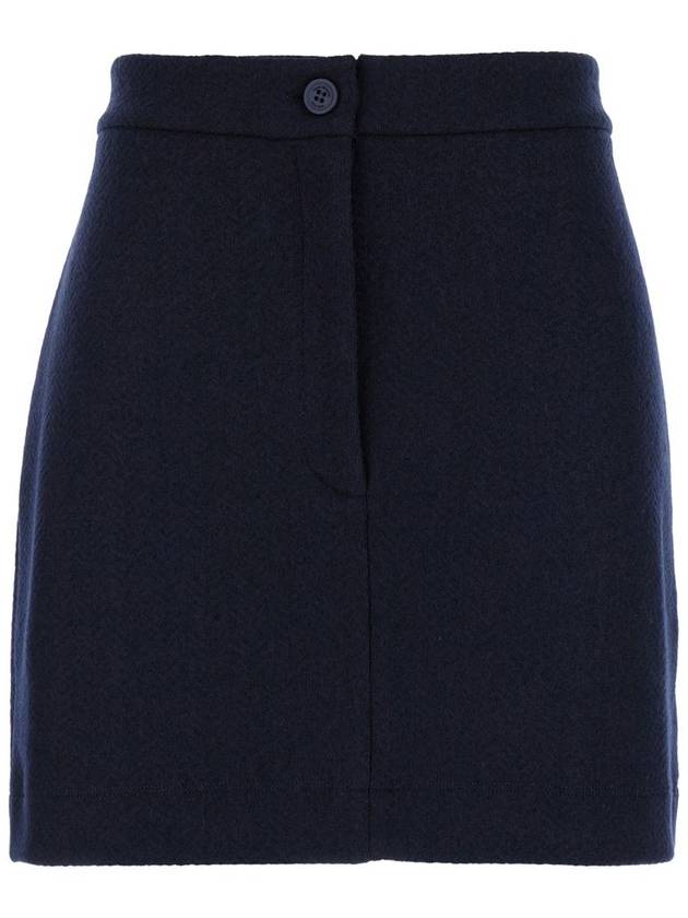 high waist herringbone mini skirt FJK123AJ0160 - THOM BROWNE - BALAAN 2