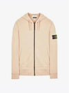 Garment Dying Wappen Men's Hooded Zip Up Rose 751564220 V0082 - STONE ISLAND - BALAAN 3