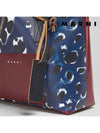 Pansy Print East West Tote Bag Blue - MARNI - BALAAN 5