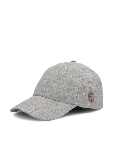 Logo Ball Cap Grey - BRUNELLO CUCINELLI - BALAAN 1