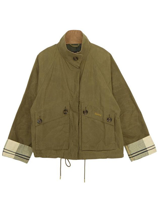 Crowdon Showerproof Jacket Green - BARBOUR - BALAAN 2