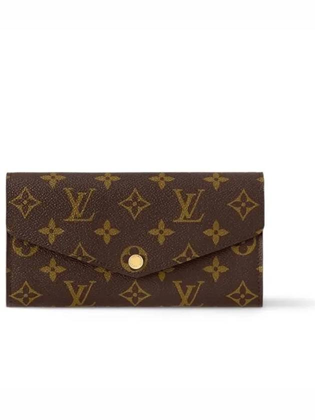 Sarah Monogram Long Wallet Brown Rose - LOUIS VUITTON - BALAAN 2